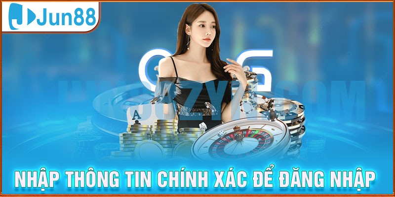 Người chơi cần cung cấp thông tin chính xác khi đăng nhập tài khoản